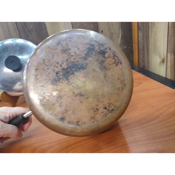 Vintage Revere Ware Sauce Pan Pot 2 QT Copper Bottom USA W/Lid - Picture 6 of 7